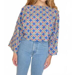 NEW RUJUTA SHETH bloom shirt in tulum print